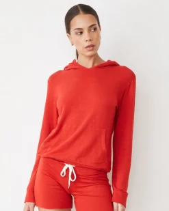 MONROW Supersoft Pullover Hoody FLARERED Cheap